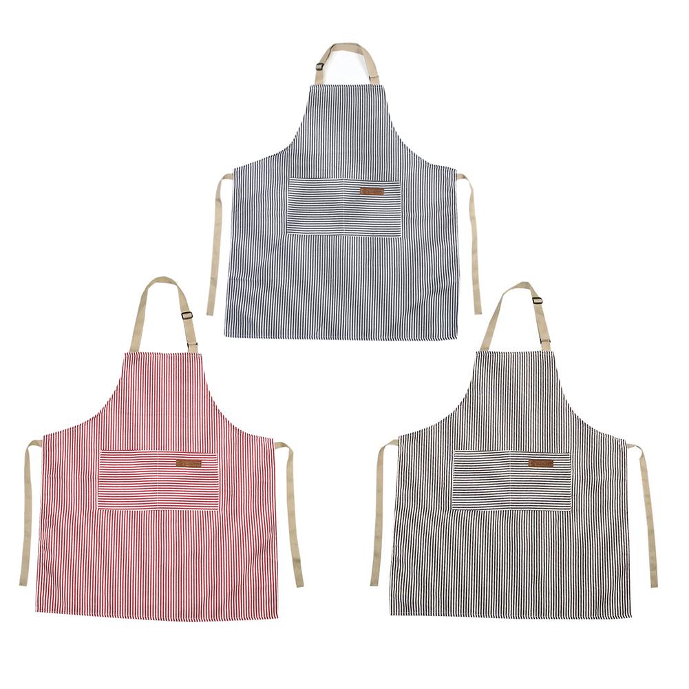 

Stripes Apron Adjustable Cotton Canvas Cooking Baking Kitchen Home Supply, Apron-c, 501 Original