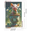 Diamond Painting-DIY Full Round Drill Happy Pig(40x60cm)