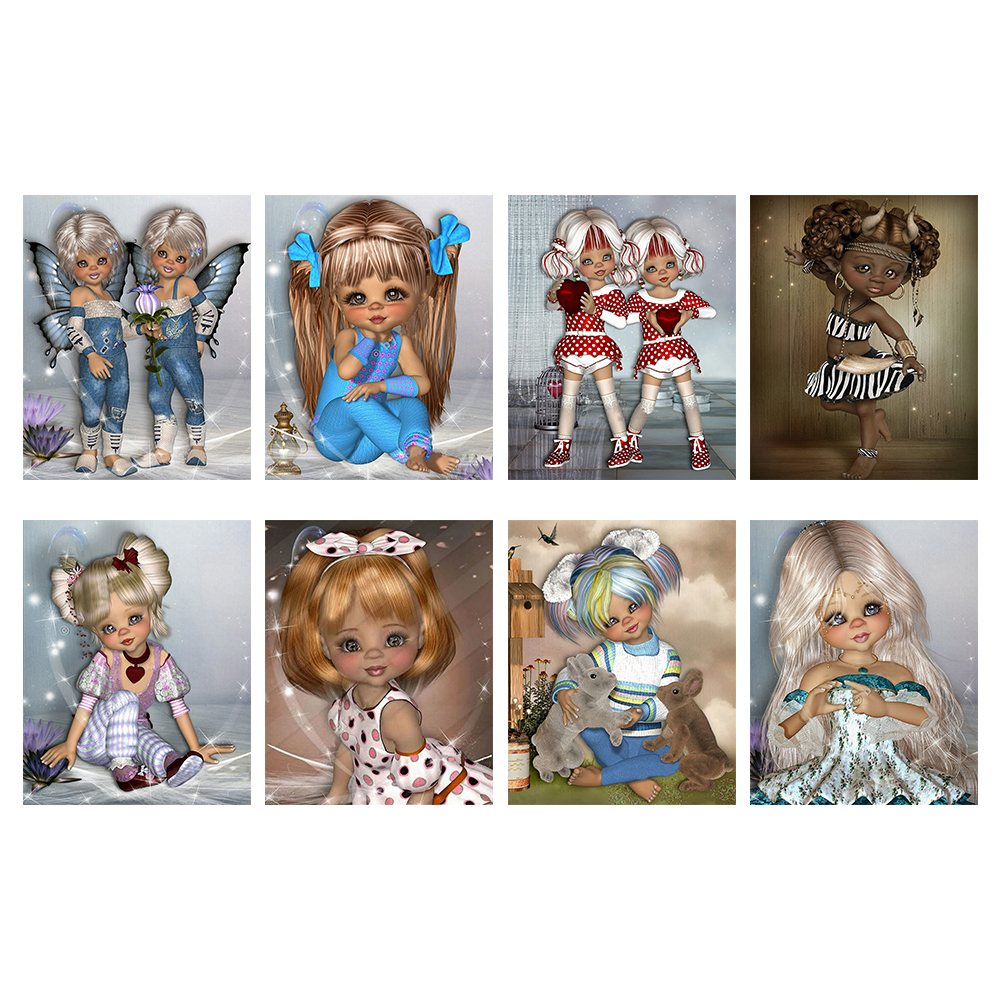 

Fairy Girl - Square Drill Diamond Painting - 40*50CM, 01, 501 Original