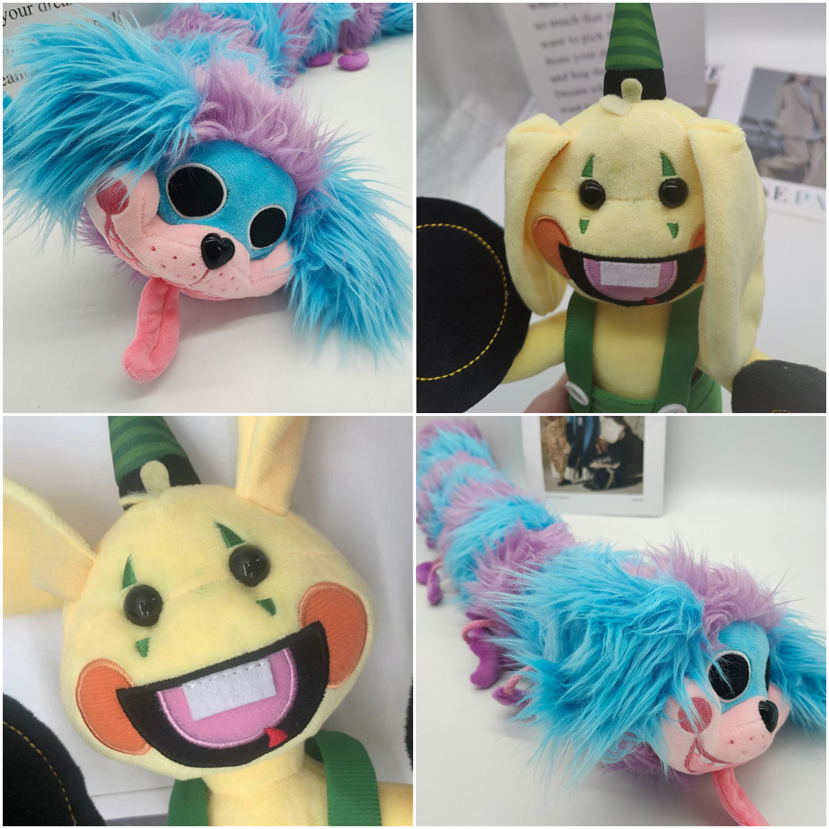 Pj Pug A Pillar Plush Caterpillar Figure Plush Toy Bunzo Bunny Plushie For  Game Fans Gift Soft Stuffed Pillow Doll For Kids 