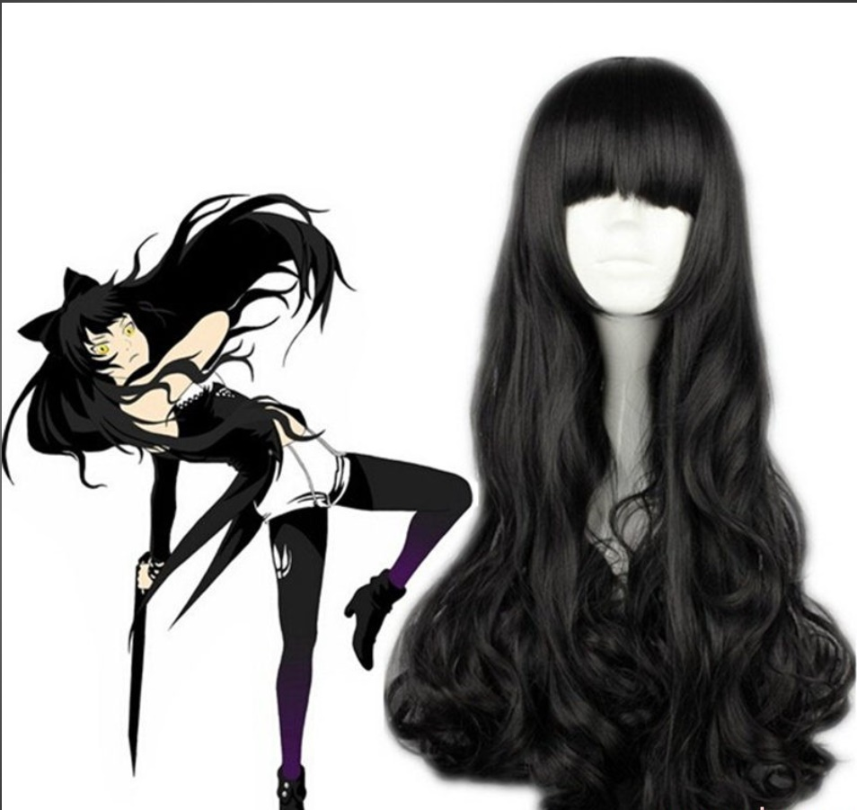 Rwby Black Trailer Blake Belladonna Cosplay Wig