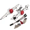 AMK Aluminum Alloy 1/10 RC Crawler AR44 SCX10 II 90047 90046 AX90060 Builders Kit Upgrade (Red Axle Set)