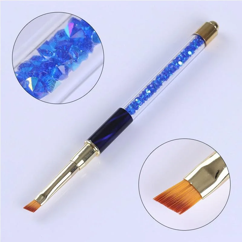 1Pc Nail Art Brushes For Manicure UV Gel Brush Pen Extensions Acrylic Nail Art Painting Drawing Carving Pen Phototherapy Brush-Nail Inspo