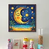 Moon-11CT Stamped Cross Stitch 50*50cm/19.69*19.69in tapestrymarket