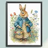 Rabbit Full Stamped Cross Stitch 11CT 3-Strand 40x50cm