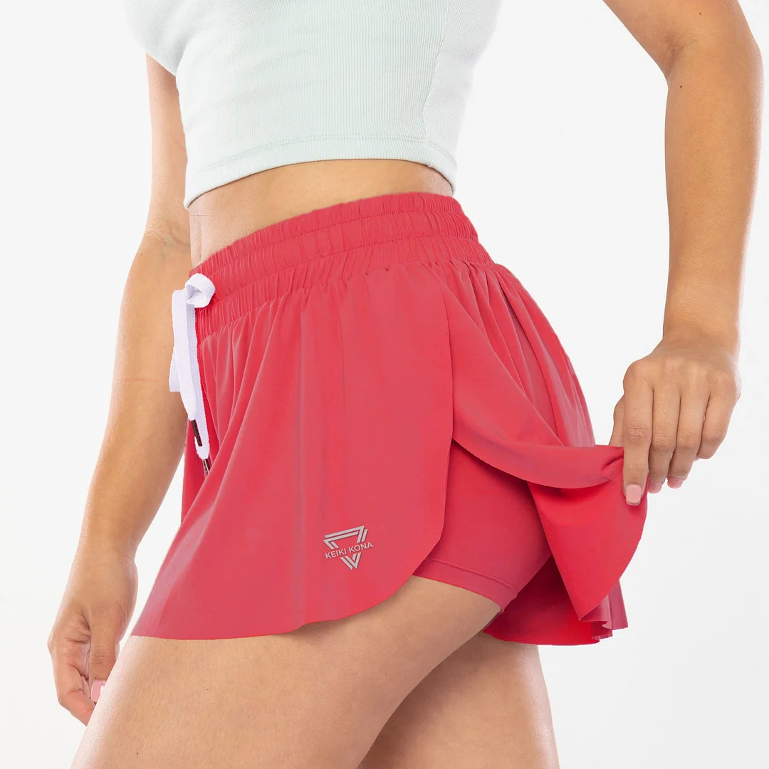2-in-1 Flowy Fitness Shorts