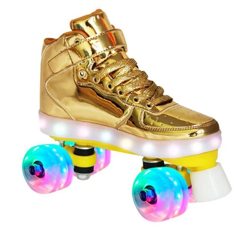 USB Charged LED Shinny Roller Skates、、sdecorshop