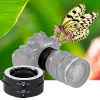 JJC Macro Ring Adapter Ring Close-up Ring Suitable For Sony E Canon EF RF Fuji X Panasonic M43 Camera Adjustable Aperture Autofocus Macro Adapter Ring Close-up Ring