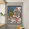 Christmas Eve Rabbit-11CT Stamped Cross Stitch 55*70cm/21.65*27.56in(Big Size) tapestrymarket