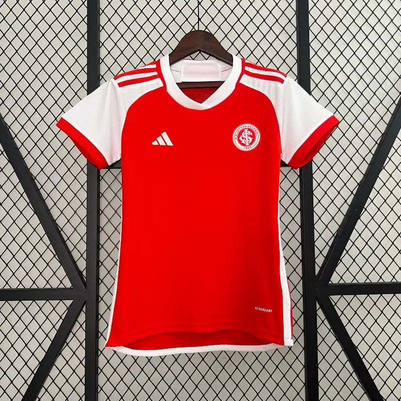 24/25 Women Brazil Internacional Soccer Jersey Home