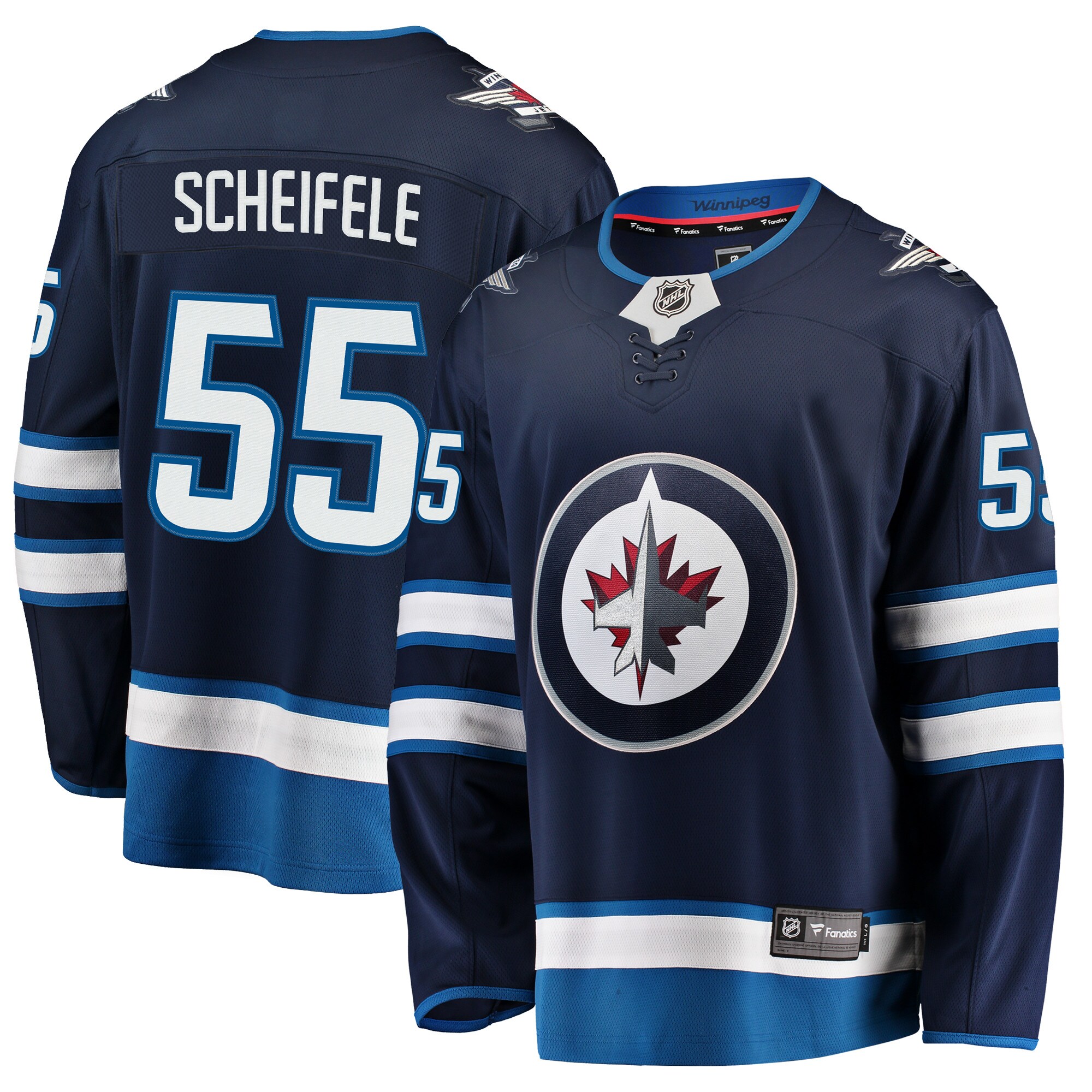 Mark Scheifele Winnipeg Jets Fanatics Breakaway Replica Jersey &ndash; Navy mysite