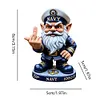 250th Anniversary Funny Gnome Statue Resin Creative Combat Soldiers Figurine
