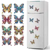 8Pcs Butterfly Diamond Painting Fridge Magnet Diamond Art Magnets Decals Kit