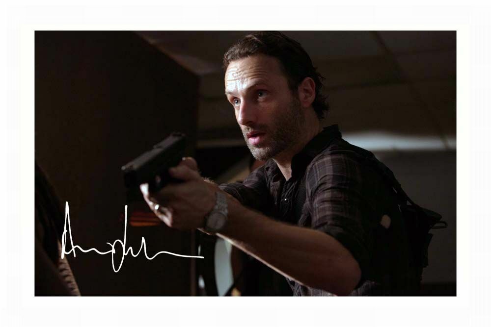 ANDREW LINCOLN - THE WALKING DEAD AUTOGRAPH SIGNED Photo Poster painting POSTER PRINT