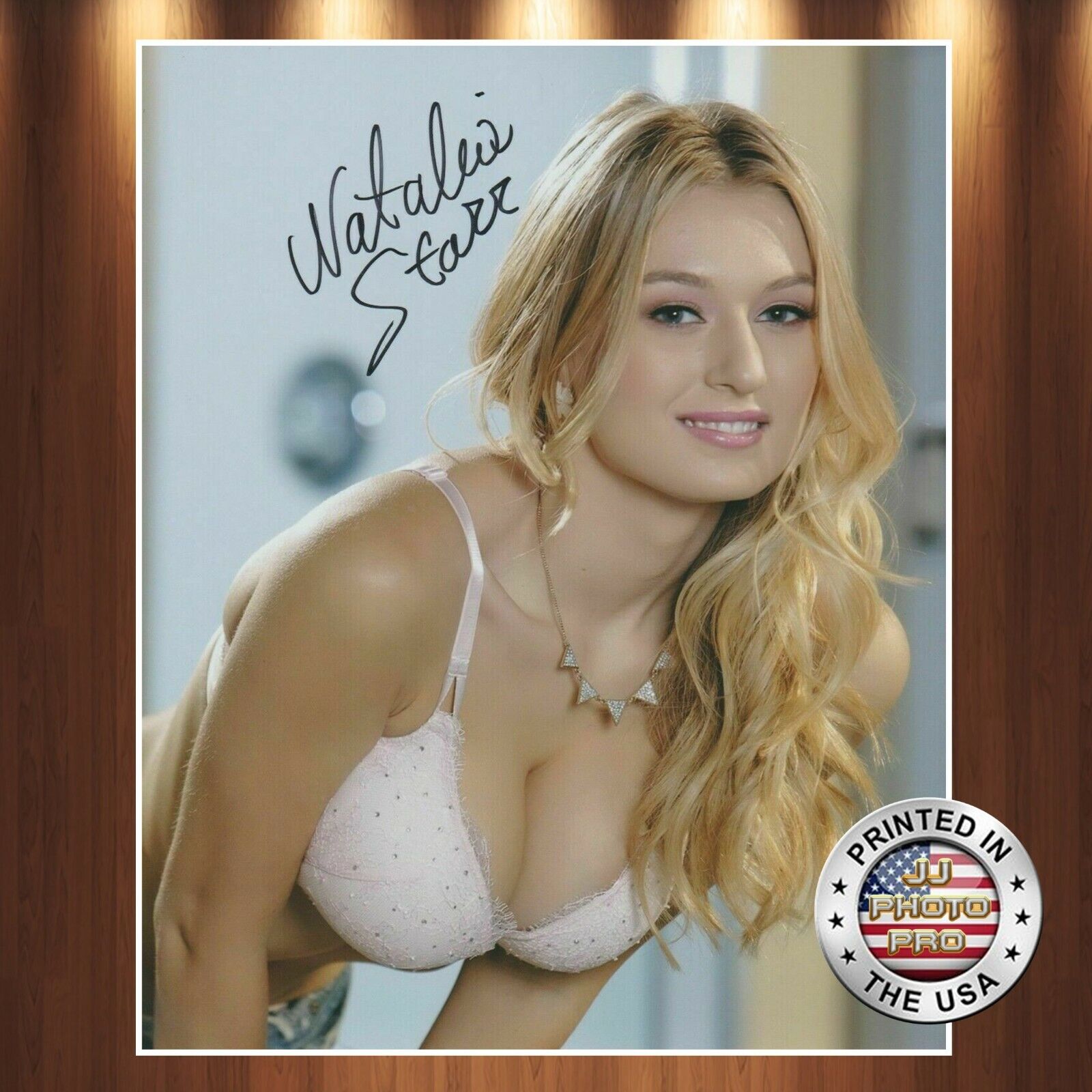 Natalia Starr Autographed Signed 8x10 Photo Poster painting (Model) REPRINT