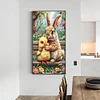 (40*70cm)Rabbit - Full Round Drill Diamond Painting