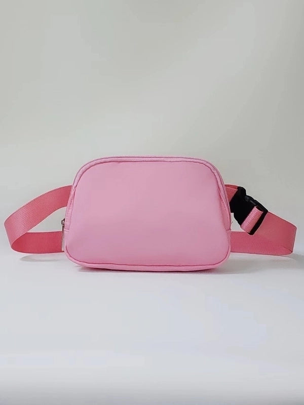 Women’s Streetwear Solid Color Nylon Waist Bags