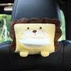 Cartoon Animals Car Used Hanging Tissue Box Storage Car Space Organizing