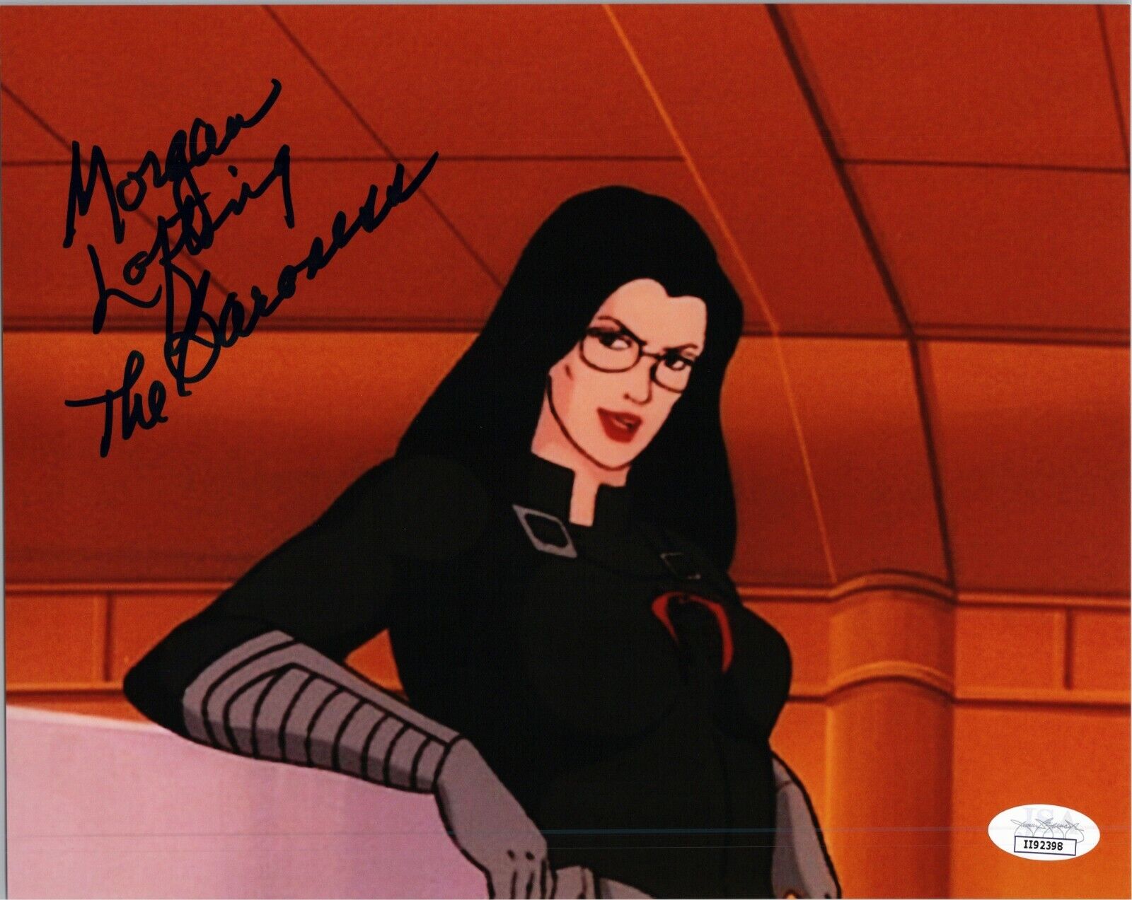 ~ MORGAN LOFTING Authentic Hand-Signed GI JOE BARONESS