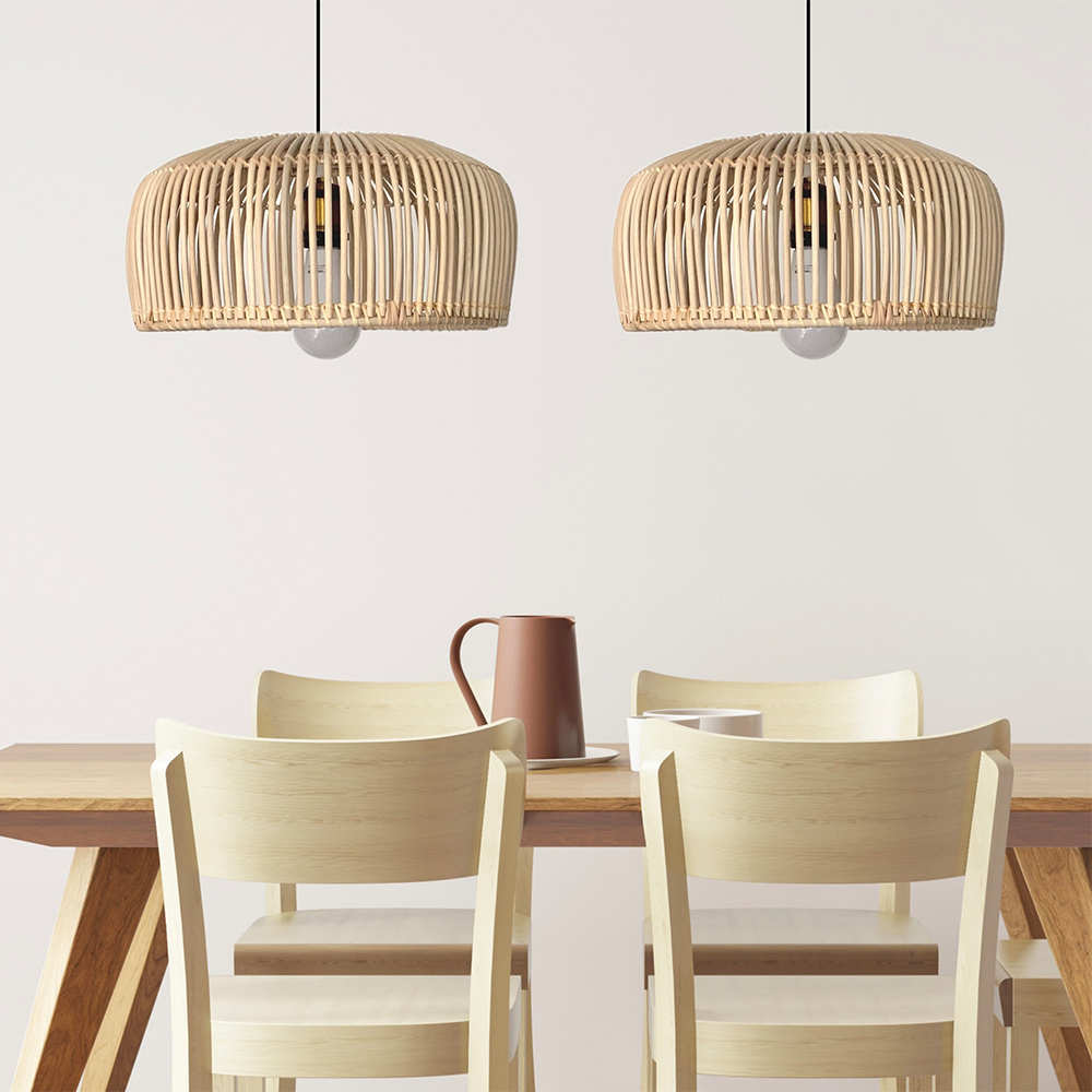 Coconut Grove Rattan Pendant Light