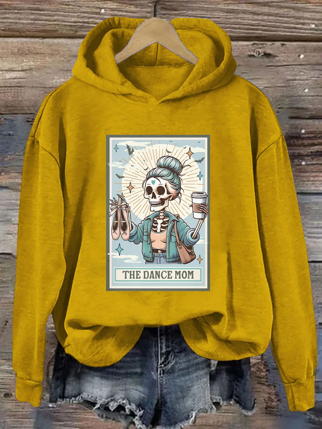 The Dance Mom Skeleton Tarot Card Hoodie