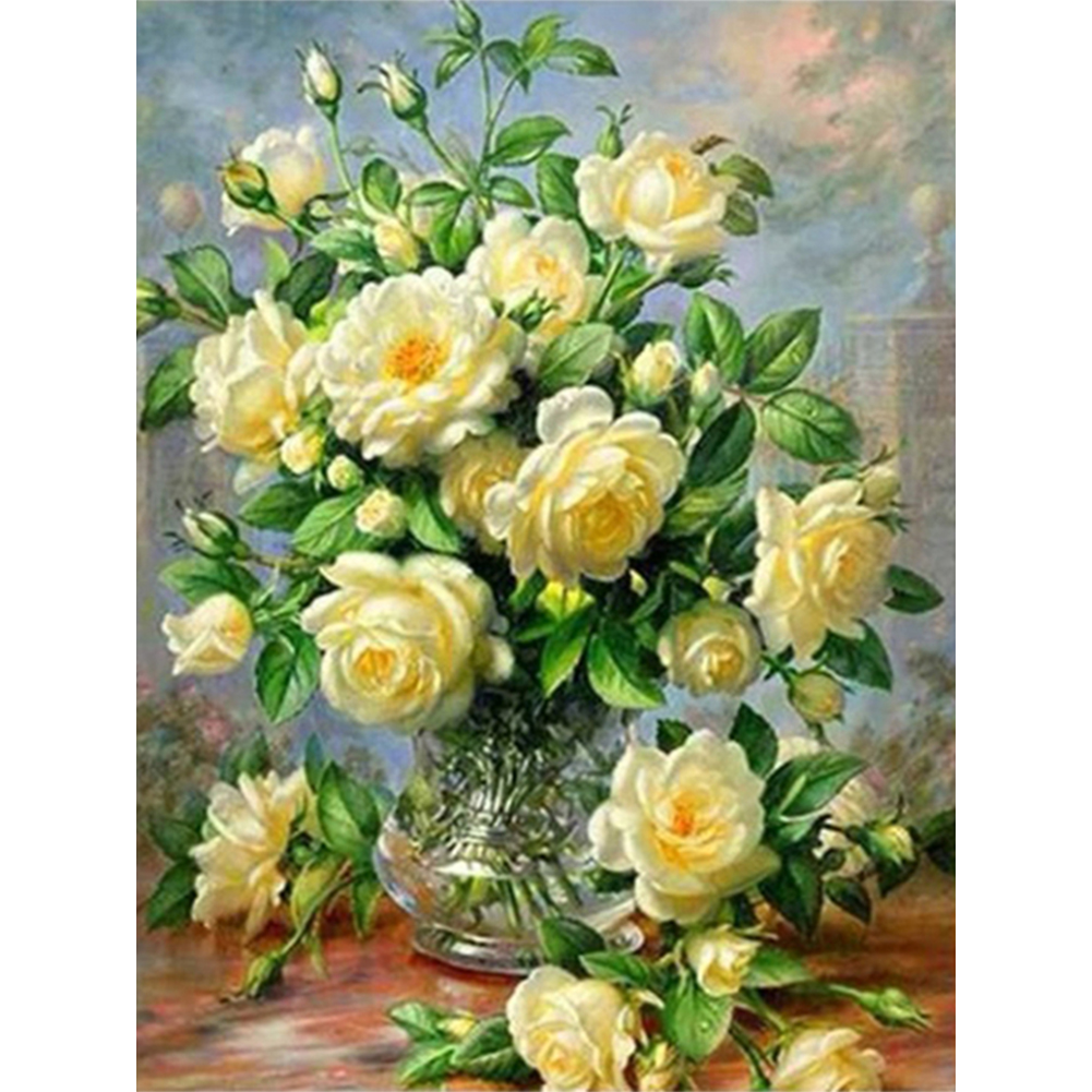 

Vase - Round Drill Diamond Painting - 30*40CM, Round diamond 30*40cm, 501 Original