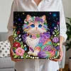 Cat Art Diamond Painting Kit for Adults Home Decor 25x25cm With Frame