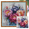 Peony-11CT Stamped Cross Stitch 56*56cm/22.05*22.05in tapestrymarket