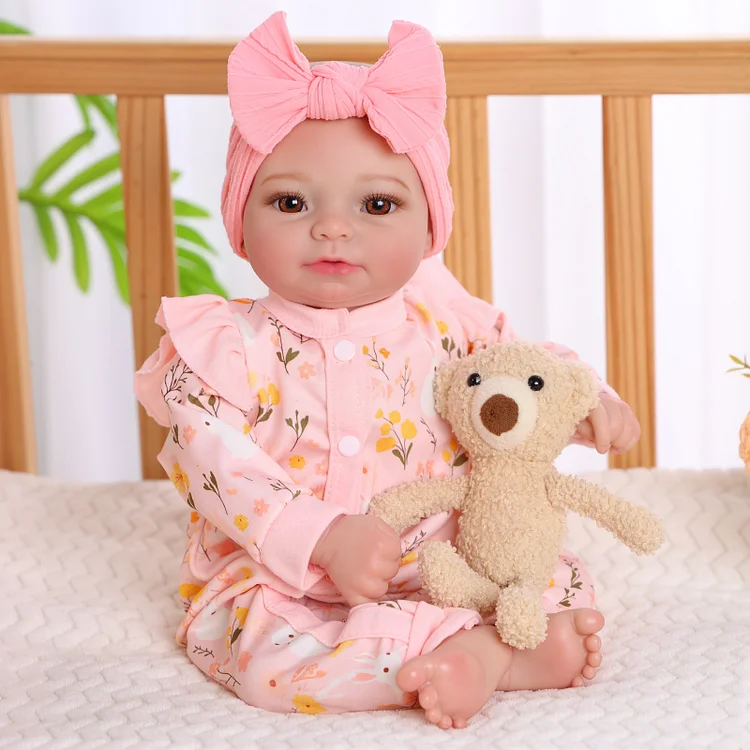 Babeside Quiet Reborn Baby Soren 17" Older Girl Companion For Every Day