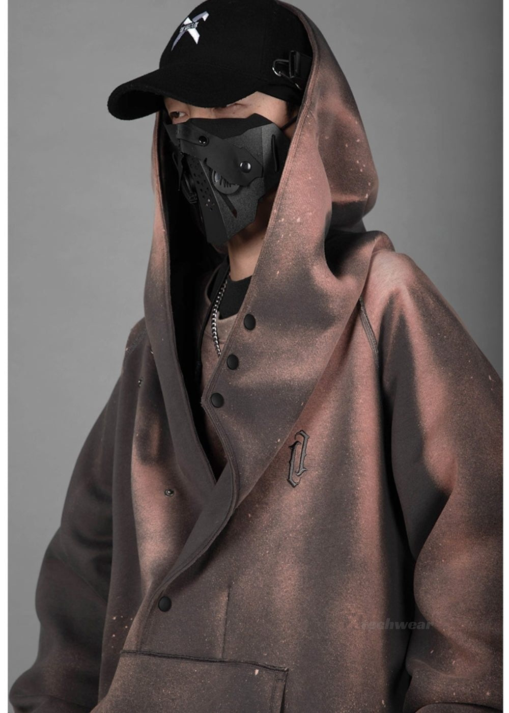 Diagonal Placket Cardigan JIYE HEAVY INDUSTRY techwear-x