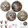 4 Set Hedgehog Series- Embroidery Kits