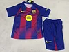 Joyfball 2025/2026 Kids Size  Barcelona Home Football Shirt 1:1 Thai Quality