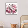 Swan-Full Round Diamond Painting 30*30CM
