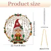 Diamond Painting Christmas Ornament Gnome Window Hanging Kit 9.45x9.45in
