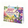 DIY 2027 Diamond Painting Calendar Art Kit Paper Desk Calendar Desktop Decoration Craft Kit