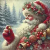 Santa Claus-11CT Stamped Cross Stitch 45*45cm/17.72*17.72in tapestrymarket