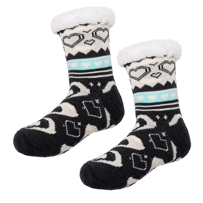 Unisex Christmas Warm Non-slip Carpet Socks