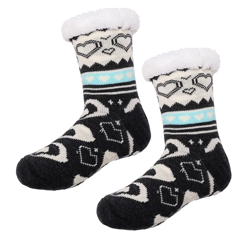Unisex Christmas Warm Non-slip Carpet Socks