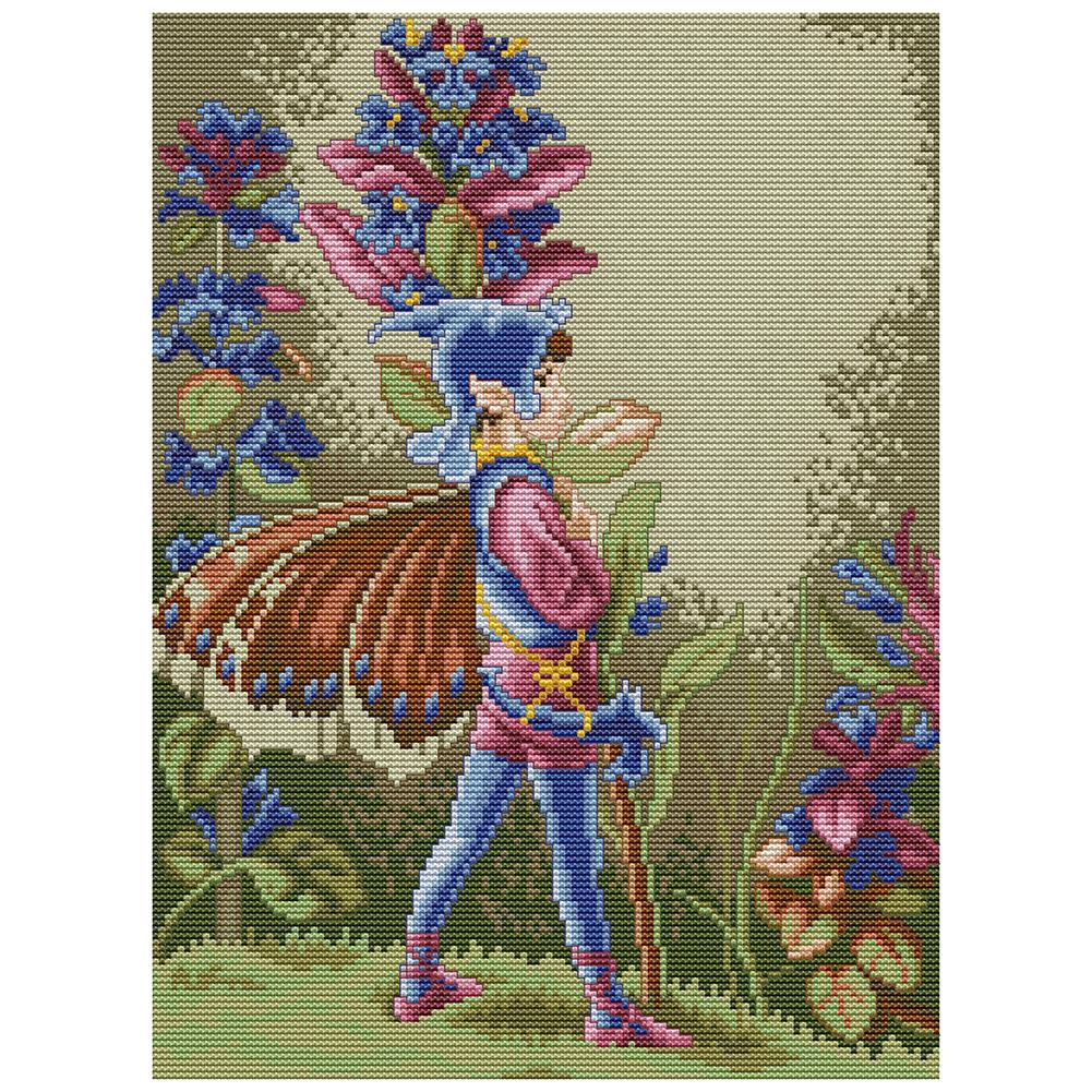 

Butterfly Fairy - 14CT Stamped Cross Stitch - 38*30cm, 501 Original