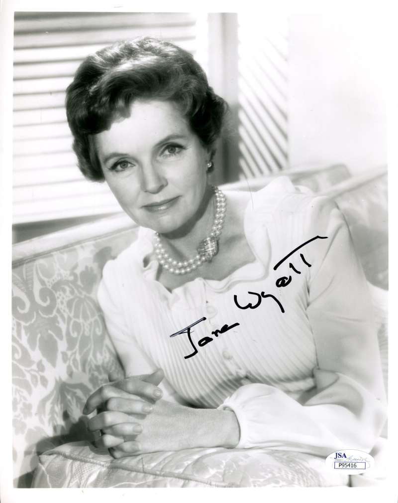 Jane Wyatt Jsa Coa Hand Signed 8x10 Photo Poster painting Authenticated Autograph