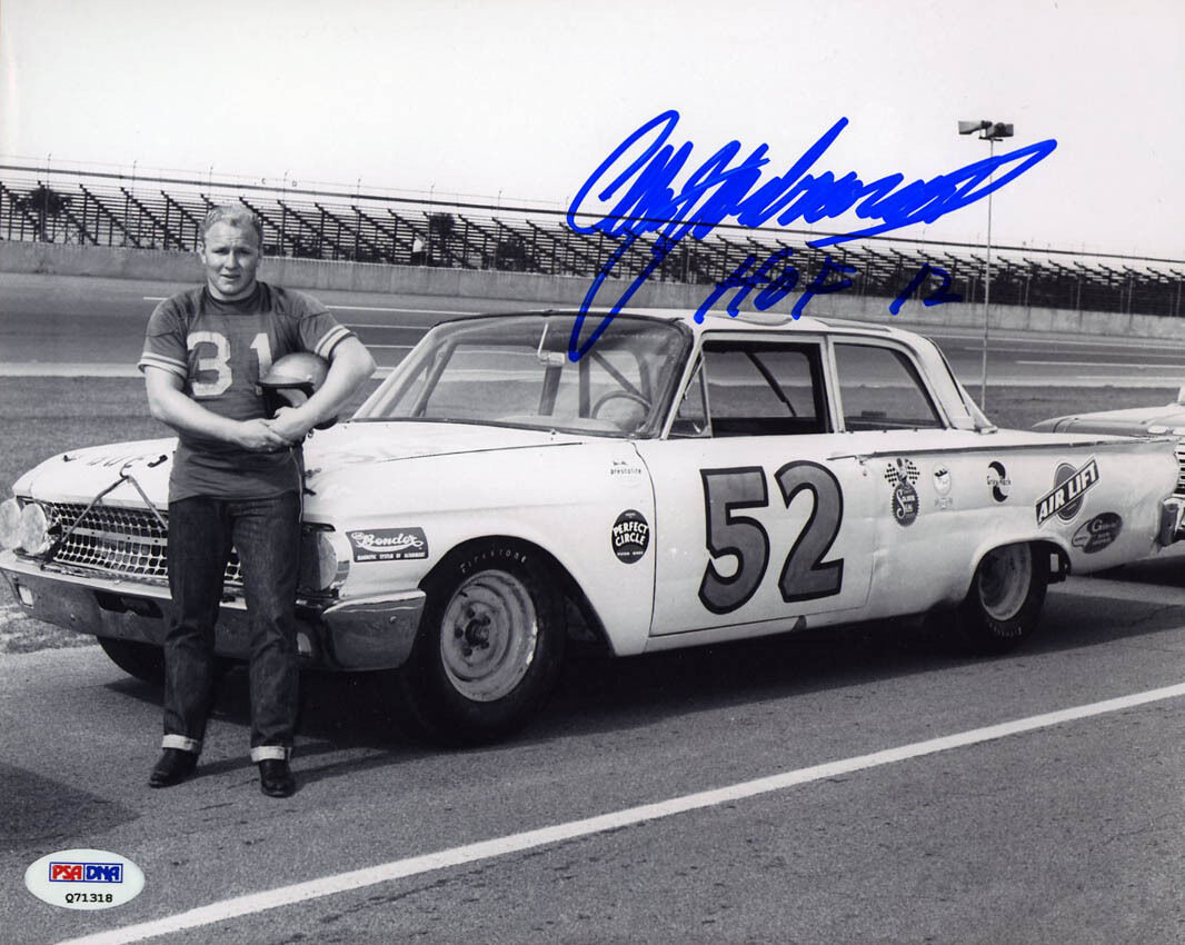 Cale Yarborough SIGNED 8x10 Photo Poster painting + HOF 12 NASCAR LEGEND PSA/DNA AUTOGRAPHED