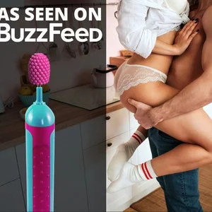 As Seen on Buzzfeed: Toothbrush Vibrator Attachment Clitoral Stimulation  (Discreet Sex Toys Travel Gift Woman Dildo Viberry)
