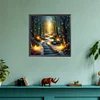 Diamond Painting -5D Full Round Drill Candlelight Forest