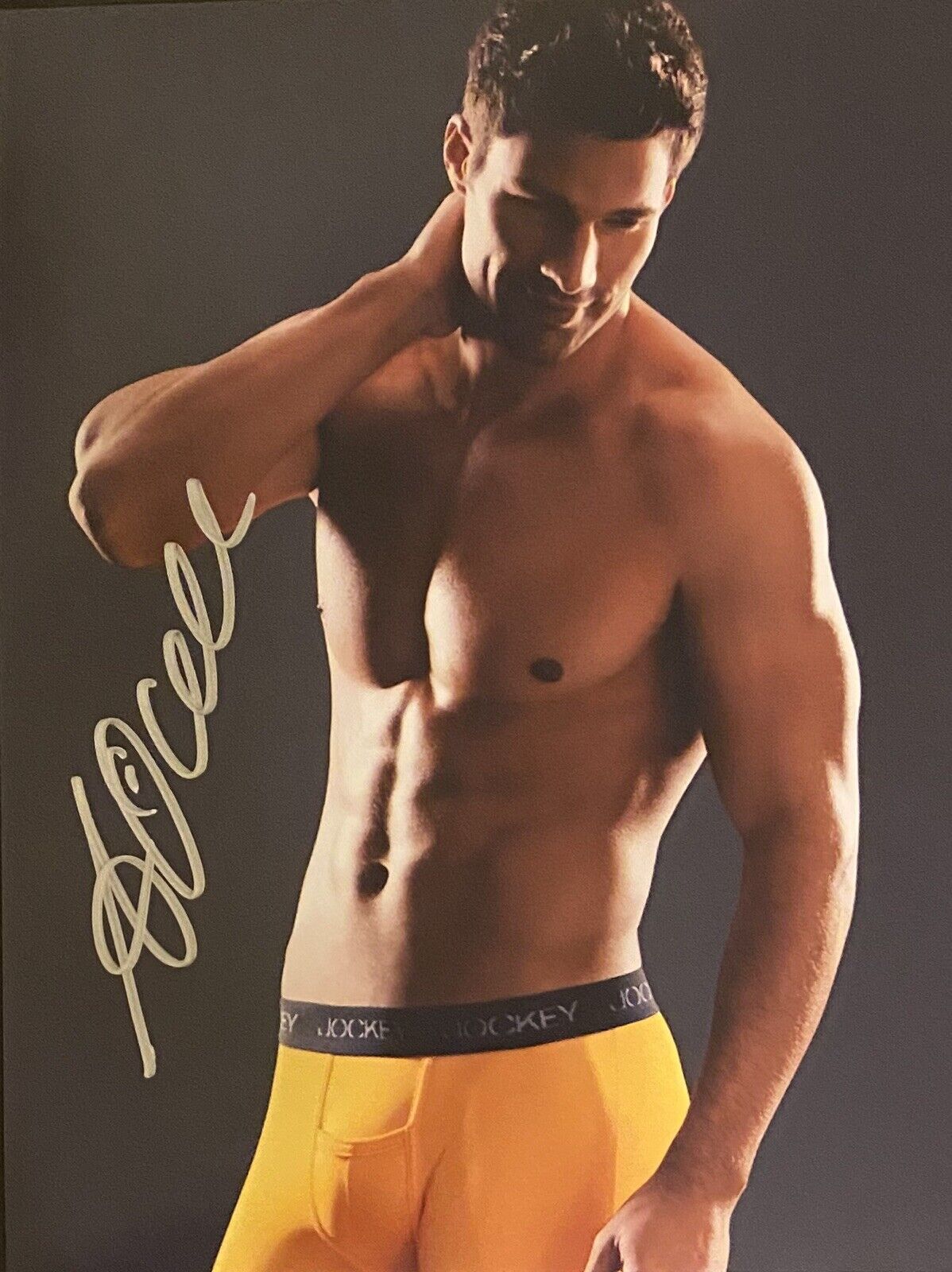 Aaron O'Connell Autograph Signed 8x10 Color Photo Poster painting Male Model Sexy