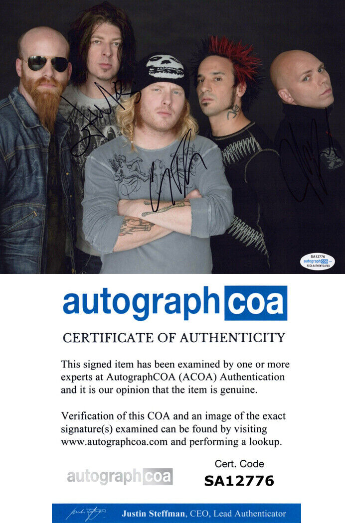 COREY TAYLOR +2 signed Autographed STONE SOUR