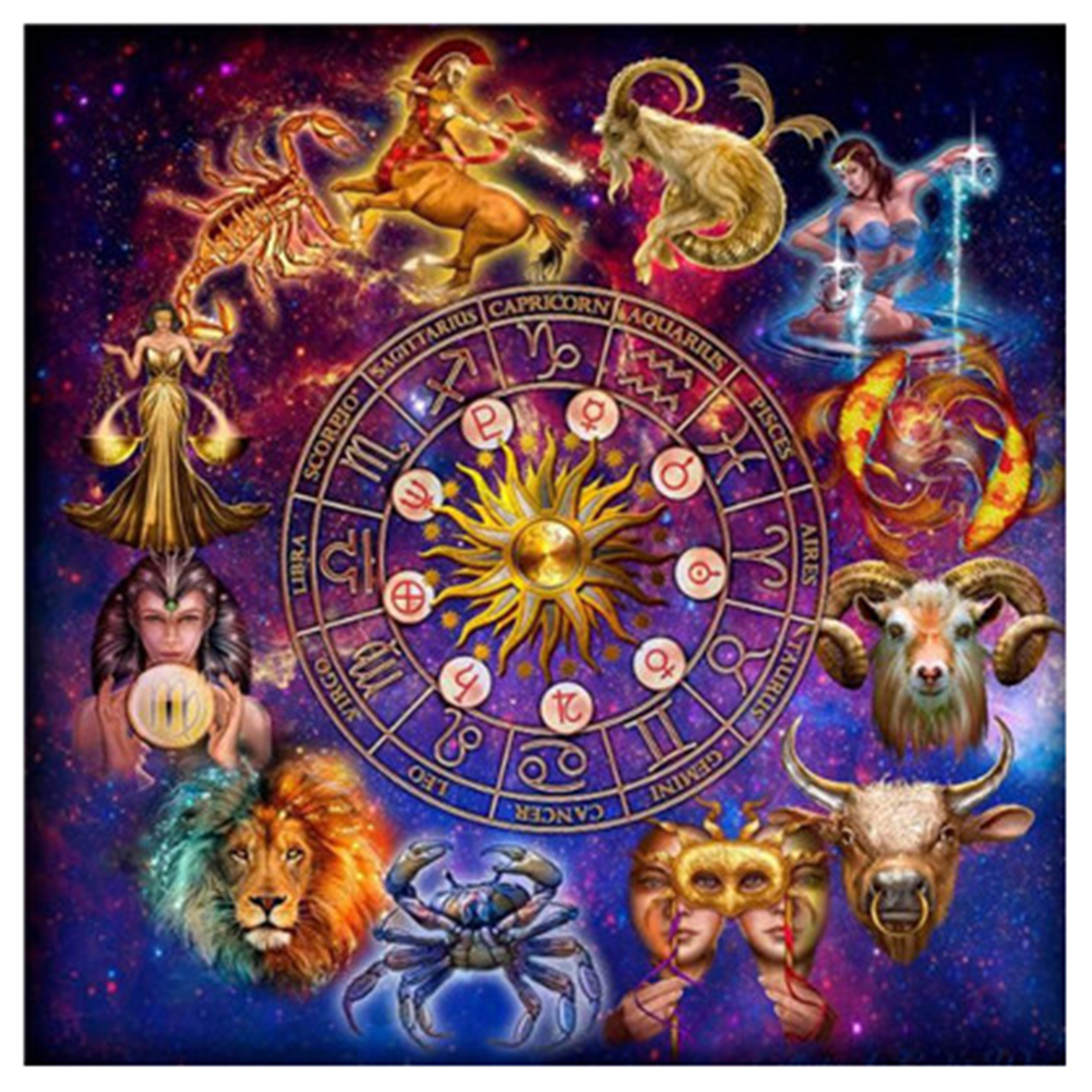 

40*40CM - Square Drill Diamond Painting - Constellation, 501 Original