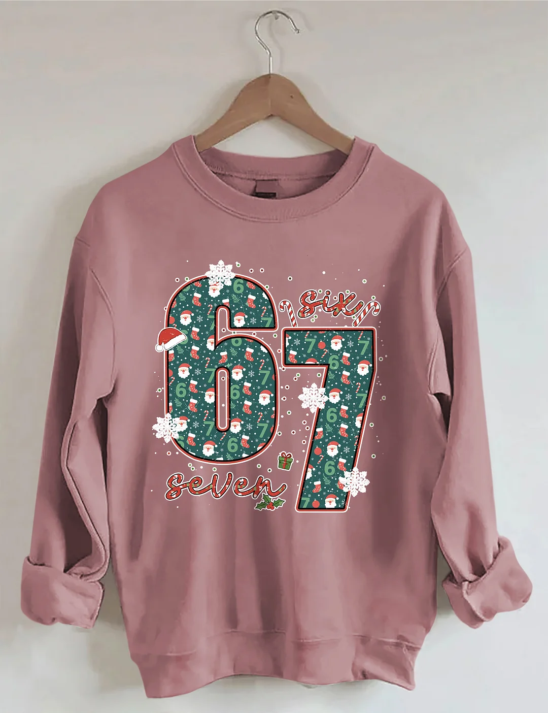 Six Seven Christmas Sweatshirt