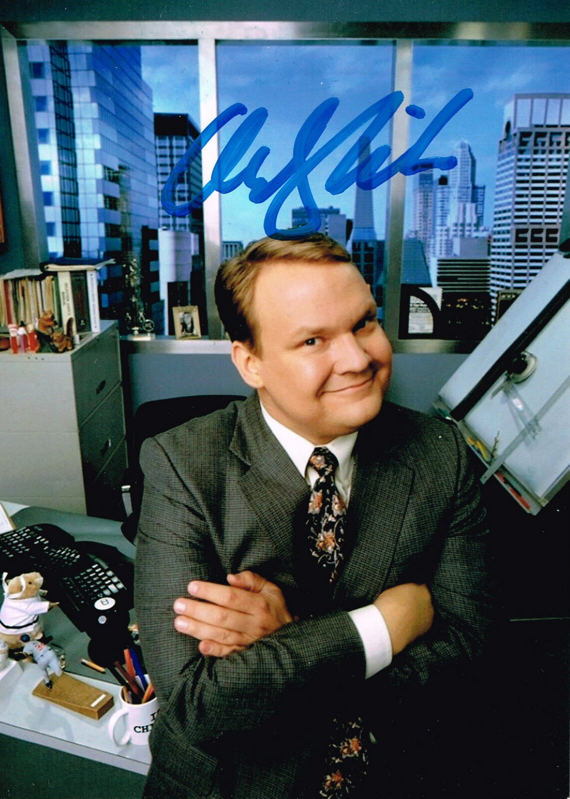 Andy Richter Hand Signed Autograph Photo Poster painting Conan Sidekick Comedian Madagascar