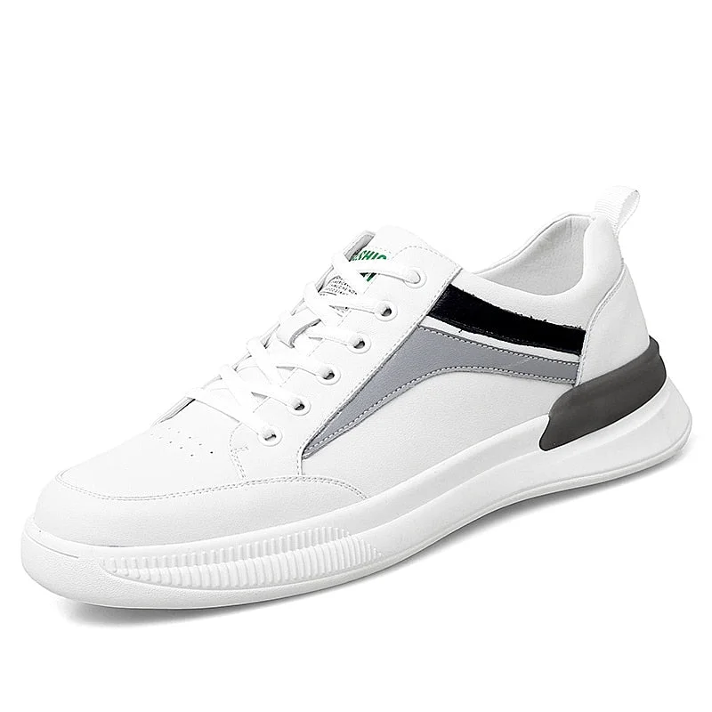 2021 Branded Mens Shoes Genuine Leather Casual Luxury Shoes Man Non Slip Breathable Loafers Men Skateboard Hombre Big Size 45