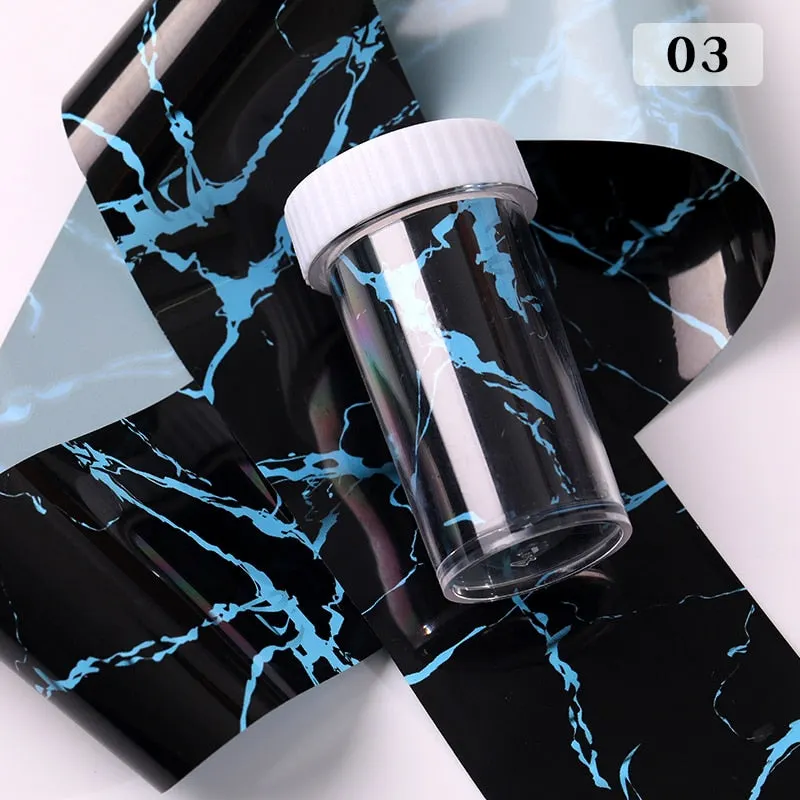 1 Roll Pink Gold Sliver Nail Foils Sparkly Sky Glitter Nail Art Transfer Stickers Slider Paper Nail Art Manicures Decoration New-Nail Inspo